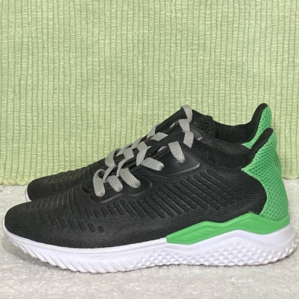 Champion Kids Cushion Fit Black Athletic Lace Up Low Sneakers Shoes Sz US 2
